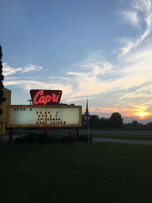 Capri Drive-In Theatre - 2017-2019 Photos (newer photo)